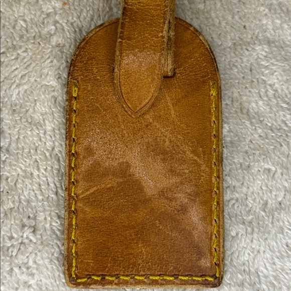 Vintage Louis Vuitton Mini Luggage Tag and Poignier in Vachetta Leather (13Q) - Picture 5 of 7